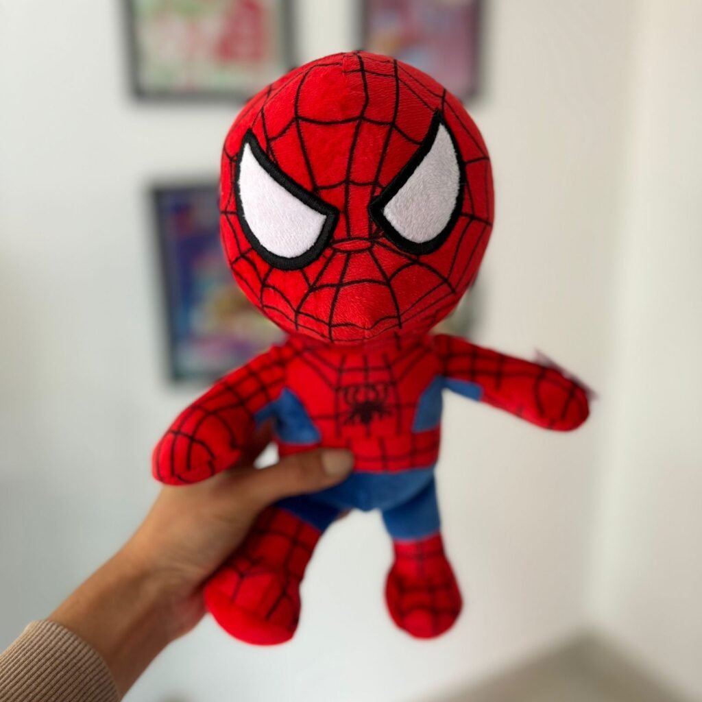 TY Spiderman Peluche Soft Small, Bleu TY Spiderman Peluche Soft Small, Bleu
