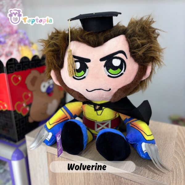 Peluche con birrete y estola para celebrar logros escolares o universitarios