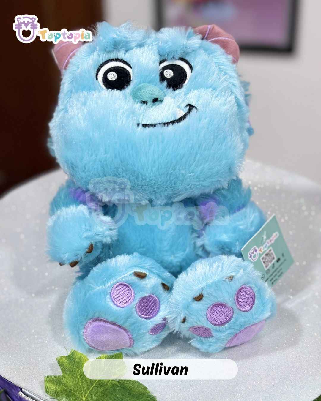 Muñeco Sullivan felpa suave, monstruo azul gigante de Monster Inc con detalles oficiales