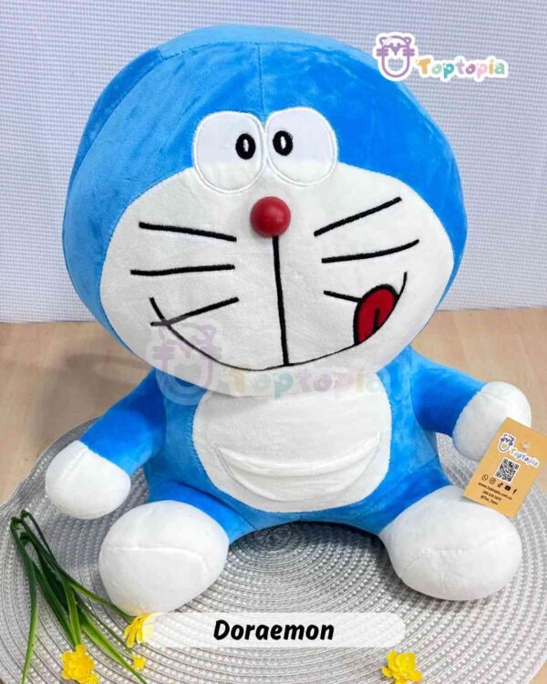 Peluche del gato cósmico Doraemon de felpa suave, personaje anime japonés icónico