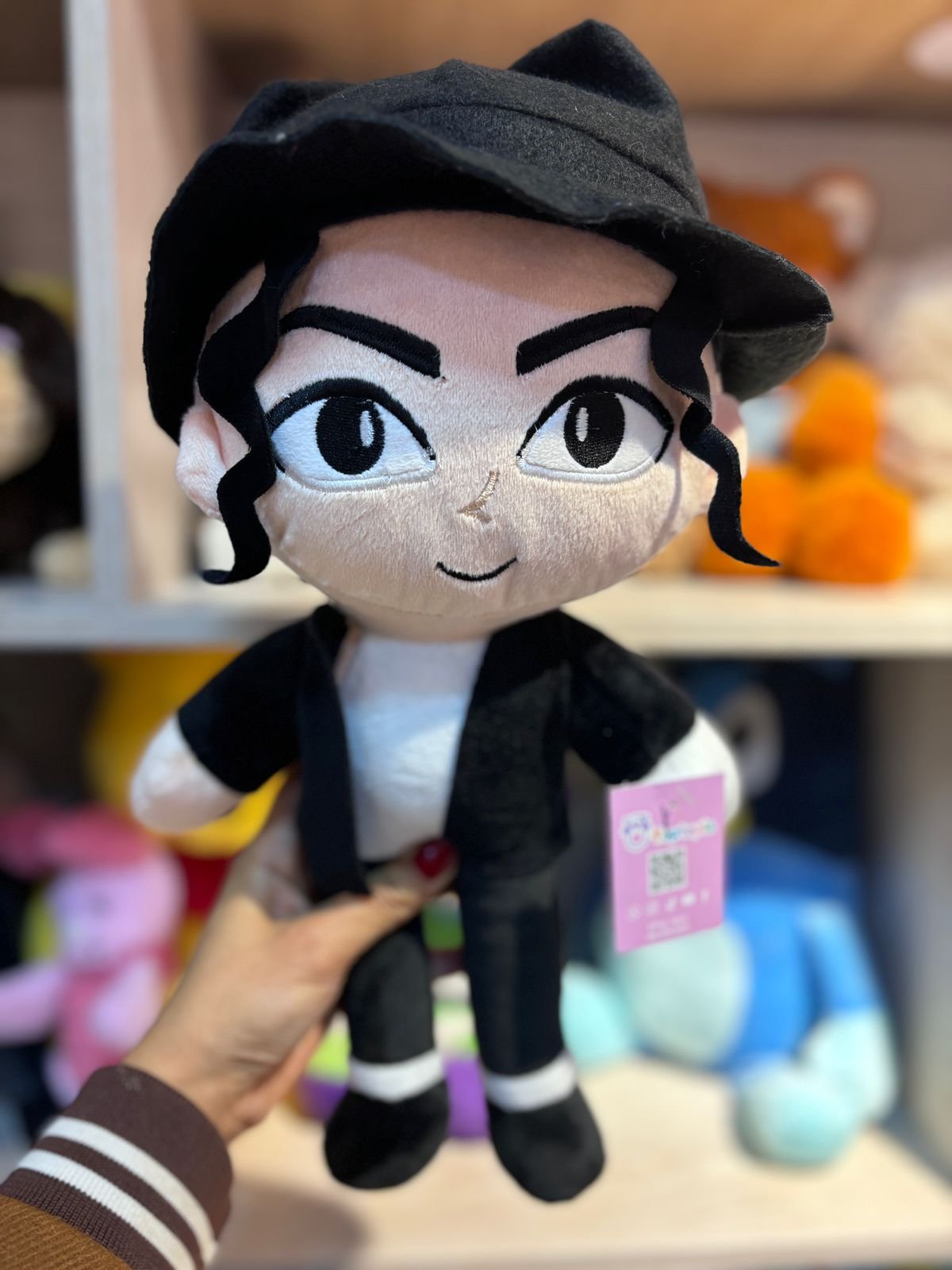Peluche del rey del pop